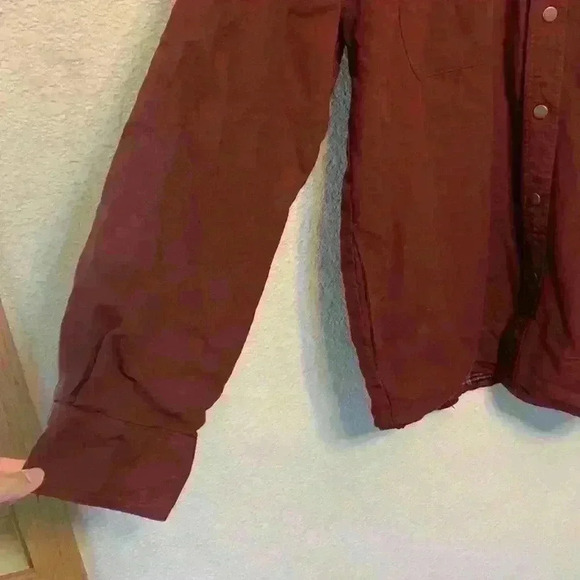 Red Hunters Peak lined coat sz XL chore coat outdoor western ranch 90s warm cozy - Picture 4 of 7